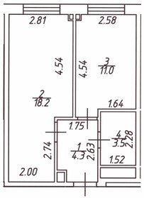 Квартира 37 м², 1-комнатные - изображение 1