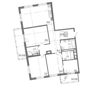 Квартира 108,6 м², 4-комнатная - изображение 1