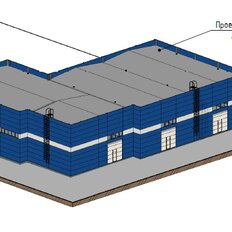 1071 м², склад - изображение 4