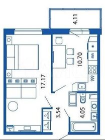 Квартира 37 м², 1-комнатная - изображение 1