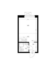 19,8 м², квартира-студия 4 699 000 ₽ - изображение 8