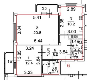 58,8 м², 2-комнатная квартира 11 183 760 ₽ - изображение 43