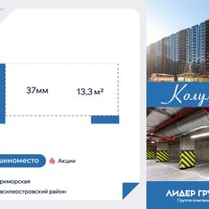 13,3 м², машиноместо - изображение 2