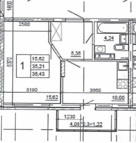 38,8 м², 1-комнатная квартира 3 300 000 ₽ - изображение 36