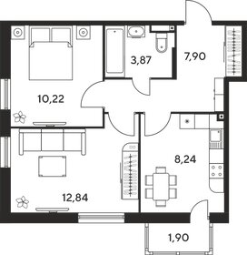 46,8 м², 2-комнатная квартира 6 140 000 ₽ - изображение 59