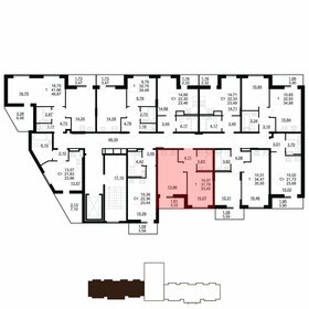 40 м², 1-комнатная квартира 3 500 000 ₽ - изображение 78
