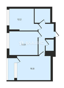 Квартира 57,5 м², 2-комнатная - изображение 1