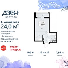 Квартира 24 м², студия - изображение 3