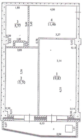 Квартира 52,8 м², 1-комнатная - изображение 5