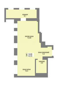 39,7 м², 1-комнатная квартира 9 300 000 ₽ - изображение 21