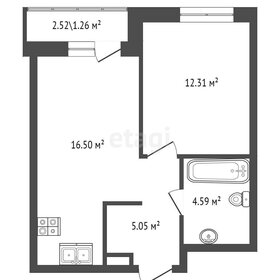 Квартира 41 м², 2-комнатная - изображение 3