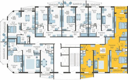 Квартира 90 м², 3-комнатная - изображение 1