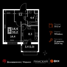 32,5 м², 1-комнатная квартира 8 417 468 ₽ - изображение 66