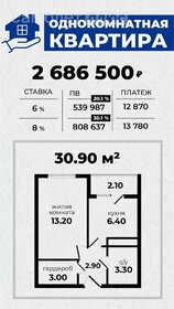 42 м², 2-комнатная квартира 2 900 000 ₽ - изображение 48