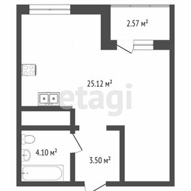 Квартира 32,7 м², 1-комнатная - изображение 1