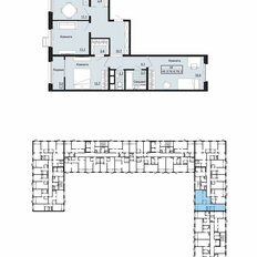 Квартира 78,3 м², 3-комнатная - изображение 2