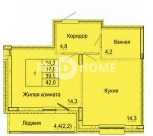 61,9 м², 2-комнатная квартира 6 190 000 ₽ - изображение 46