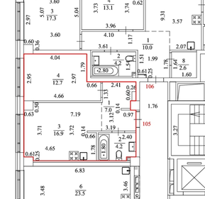 83 м², 3-комнатная квартира 7 300 000 ₽ - изображение 46