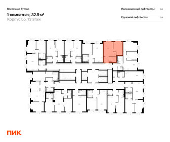Квартира 32,9 м², 1-комнатная - изображение 2