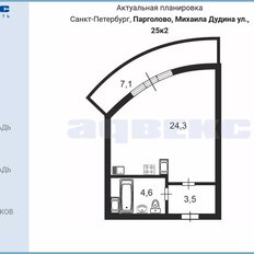 Квартира 32,4 м², студия - изображение 2