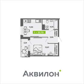 33 м², 1-комнатная квартира 2 250 000 ₽ - изображение 76