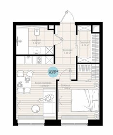 Квартира 41,2 м², студия - изображение 3