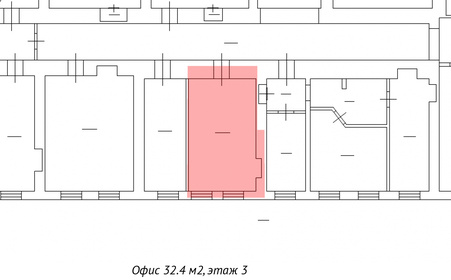 32,4 м², офис - изображение 4