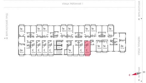 26,5 м², квартира-студия 3 150 000 ₽ - изображение 101