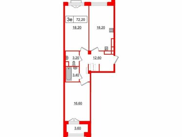 106,8 м², 4-комнатная квартира 39 500 000 ₽ - изображение 160