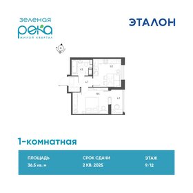 36,3 м², 1-комнатная квартира 4 729 000 ₽ - изображение 130