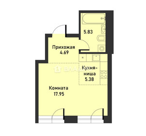 Квартира 33,9 м², студия - изображение 4