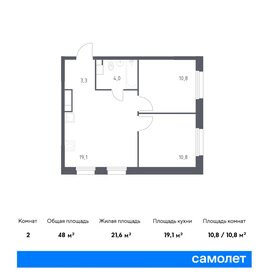 Квартира 40 м², 1-комнатная - изображение 1