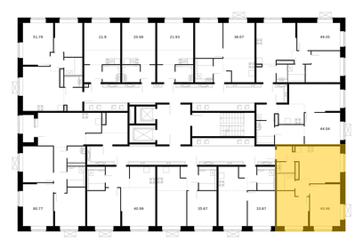 57 м², 2-комнатная квартира 5 700 000 ₽ - изображение 85