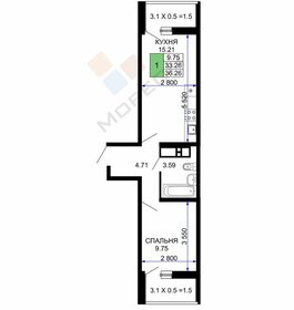 34 м², 1-комнатная квартира 5 000 000 ₽ - изображение 73
