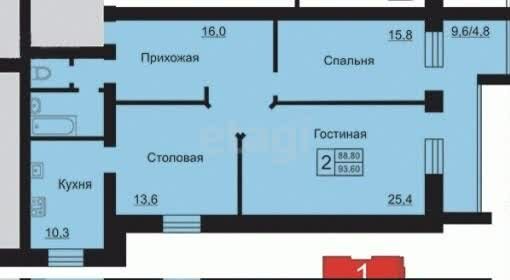 178,6 м², 5-комнатная квартира 12 700 000 ₽ - изображение 44