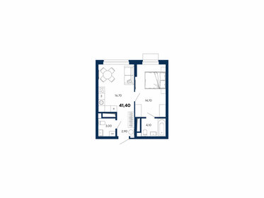36,1 м², 1-комнатная квартира 9 400 000 ₽ - изображение 93