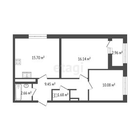 Квартира 57,2 м², 2-комнатная - изображение 2