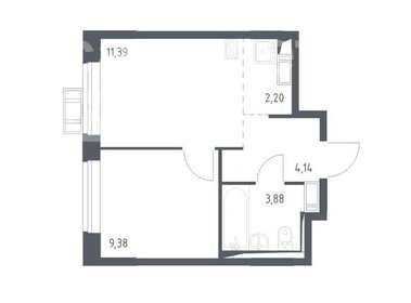 Квартира 30,9 м², 1-комнатная - изображение 1