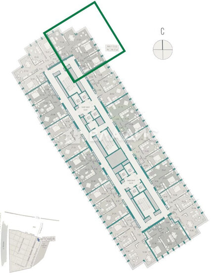 84,2 м², 3-комнатная квартира 39 000 000 ₽ - изображение 1