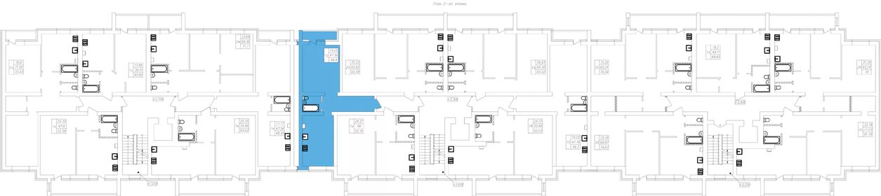 Квартира 49,4 м², 1-комнатная - изображение 2