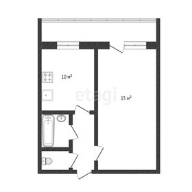 Квартира 32,5 м², 1-комнатная - изображение 1
