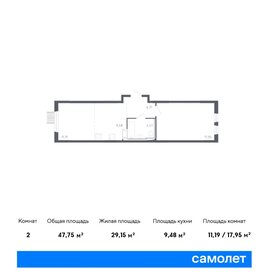 45,5 м², 1-комнатная квартира 15 000 000 ₽ - изображение 93