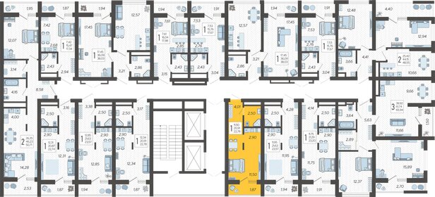 22,8 м², квартира-студия 10 590 600 ₽ - изображение 31