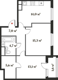 62,1 м², 2-комнатная квартира 14 972 168 ₽ - изображение 28
