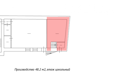 16,9 м², производственное помещение 10 394 ₽ в месяц - изображение 5