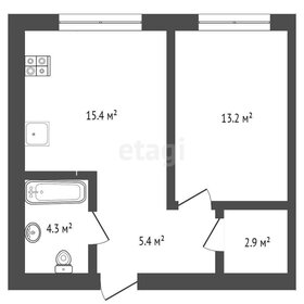Квартира 41,2 м², 1-комнатная - изображение 1
