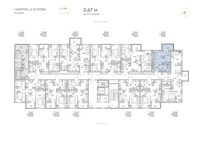 Квартира 28 м², студия - изображение 2