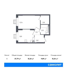 35,6 м², 1-комнатная квартира 8 333 631 ₽ - изображение 24