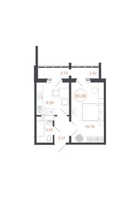 35,6 м², 1-комнатная квартира 2 100 000 ₽ - изображение 83