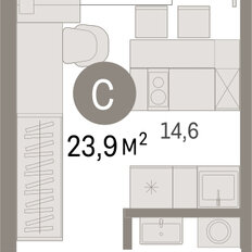 Квартира 23,9 м², студия - изображение 3
